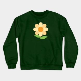 Big Yellow Flower Crewneck Sweatshirt